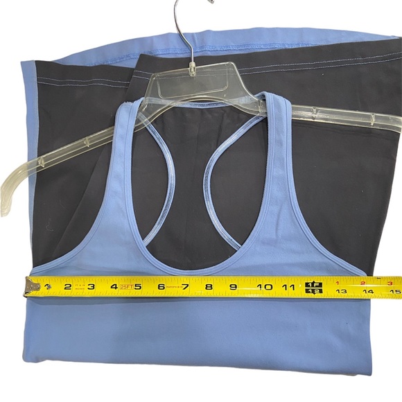 Lululemon Block Racerback Tank in Blue/Gray Size 6 - Picture 8 of 9